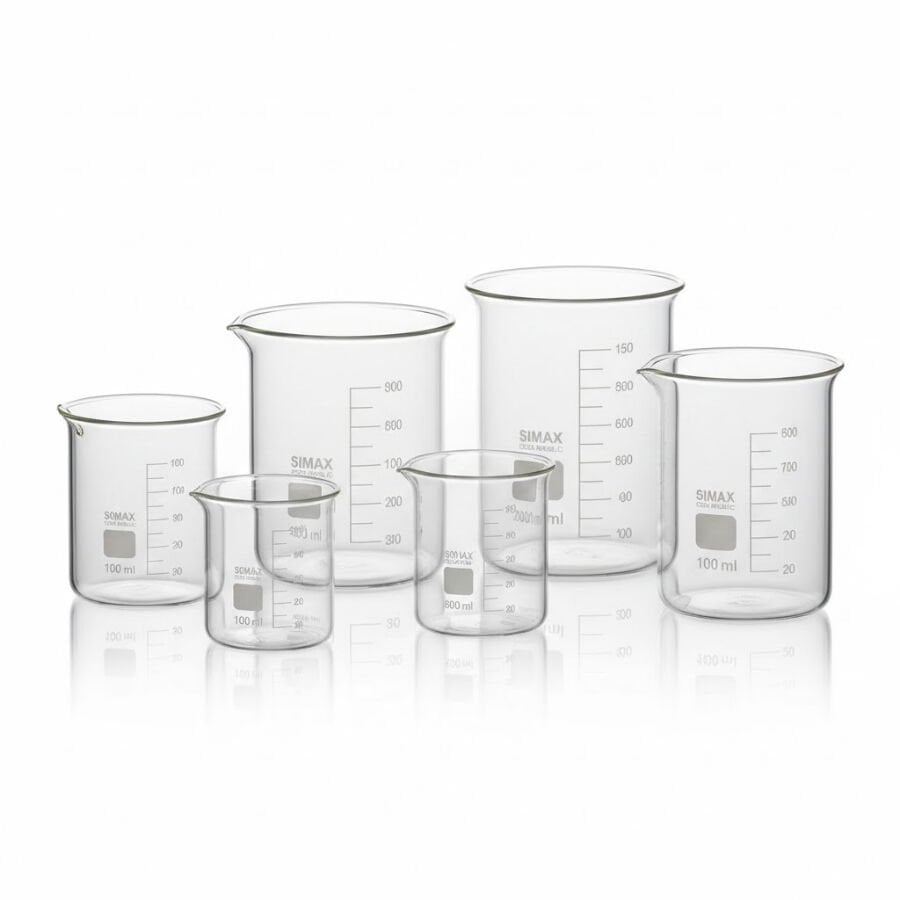 SIMAX Cam Beher 250 ml – Kısa Form