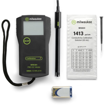 Milwaukee MW301 PRO İletkenlik Ölçer 0–1990 µS/cm | EC Metre