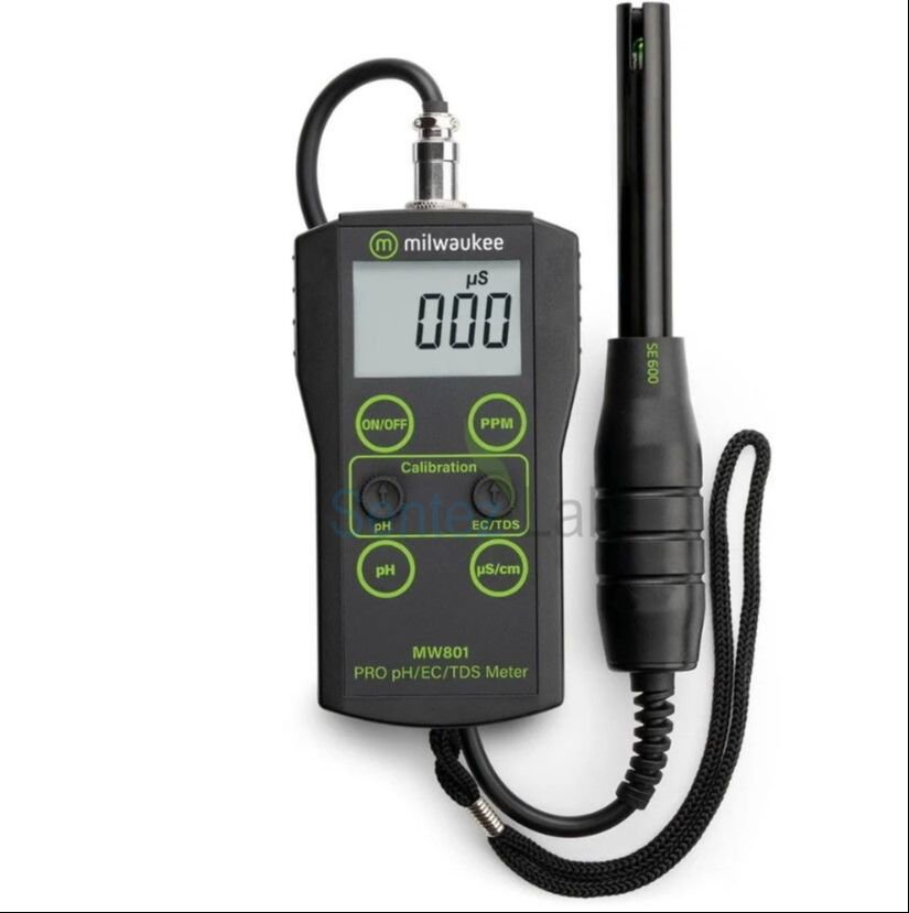 Milwaukee MW801 pH / İletkenlik / TDS Ölçer 0.0... 14.0 pH / 0... 1990 µS/cm / 0... 1990 ppm