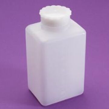 Lp Italiana HDPE Şişe 2000 ml - Kare, Taksimatlı, Contalı Kapaklı