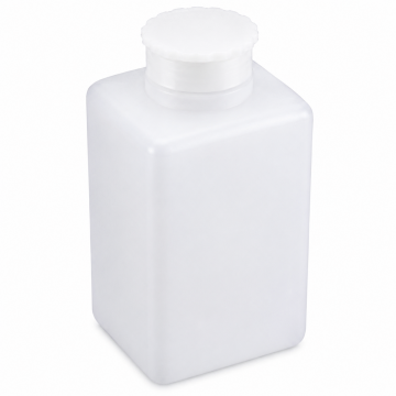 Lp Italiana HDPE Şişe 2000 ml - Kare, Taksimatlı, Contalı Kapaklı