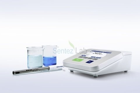 METTLER TOLEDO S230-Kit SevenCompact™ conductivity MASA TİPİ İLETKENLİK ÖLÇER 0.001 µS/cm... 1000 mS/cm