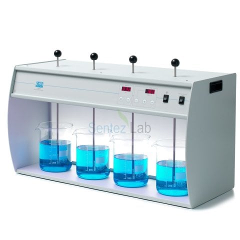 Velp JLT4 Jar Test Cihazı  (Flokülatör)  Dijital Kontrollü 10... 300 rpm