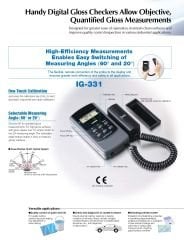 Horiba IG-331 Yüzey Ölçüm Cihazı Gloss Checker