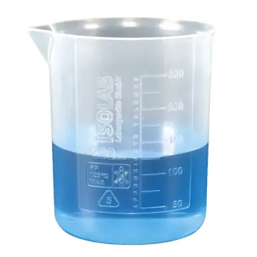 ISOLAB  Beher - P.P - Kısa Form - Kabartma Skala - 2000 Ml