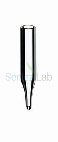 0.1ML MİCRO-INSERT, 31 X 6MM, CLEAR GLASS, 1ST HYDROLYTİC CLASS, 12MM TOP 100/pack