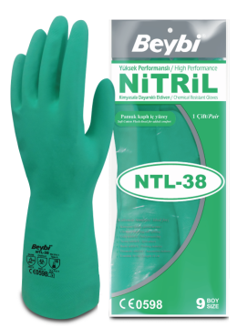 Nitril Eldiven No:8 – Kimyasal Asit Eldiveni