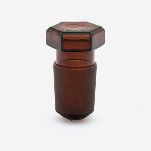 ISOLAB Tıpa - Cam - Amber - Hexagonal Kapaklı - NS 12/21