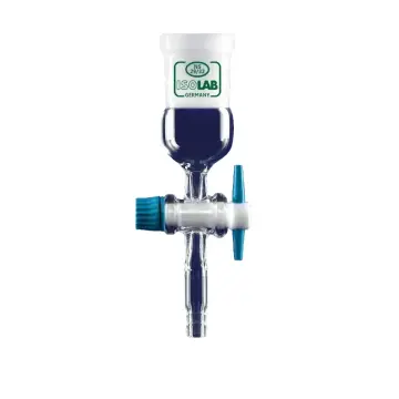 ISOLAB  Adaptör - Düz - Musluklu - Çap 8 Mm - Dişi Şilif : Ns 14/23