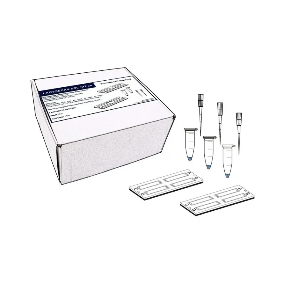 Lactoscan SCC KIT x4 Somatik Hücre Sayım Cihazı Test Kiti -  400 Test