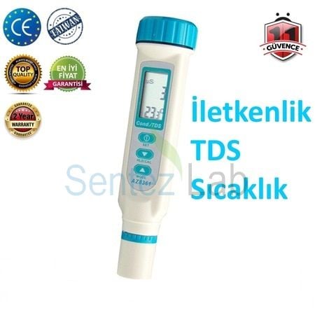 AZ 8361 TDS Sıcaklık İletkenlik EC Ölçüm Cihazı