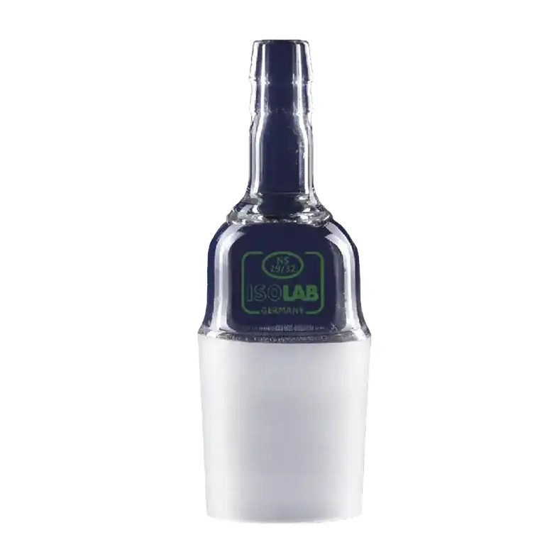 ISOLAB  Adaptör - Nozül - Düz - Musluksuz -Çap 10 Mm - Erkek Şilif : Ns 29/32