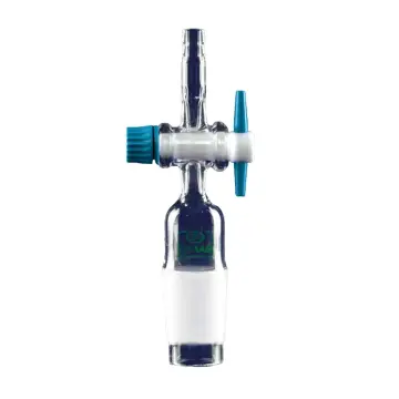 ISOLAB  Adaptör - Düz - Musluklu - Çap 10 Mm - Erkek Şilif : Ns 29/32