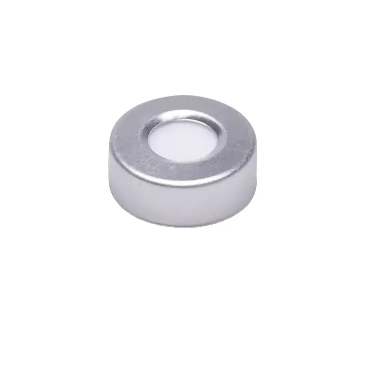 ISOLAB  Kapak + Septa - Silikon / Ptfe - Yarıksız - N20 Vial İçin 100 Adet