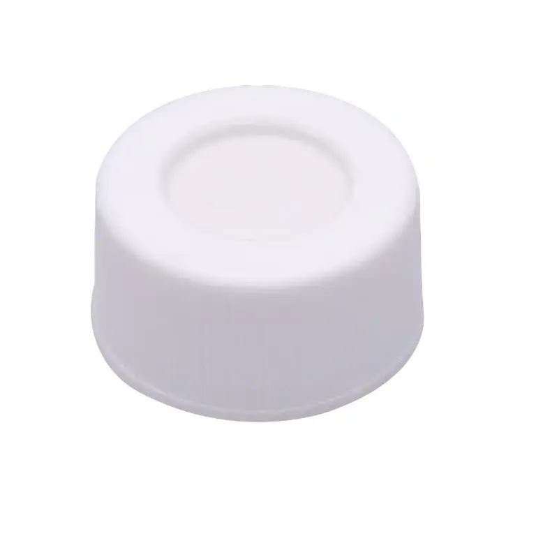 ISOLAB  Kapak + Septa - Silikon / Ptfe - Delikli - N24 Vial İçin 100 Adet