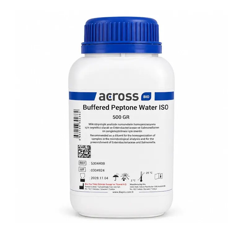 Across Bio 530440B Buffered Peptone Water ISO 500 gr