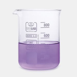 İSOLAB 025.01.905 beher - cam - kısa form - 5000 ml