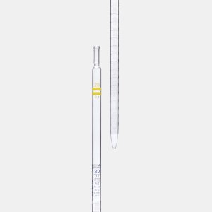 ISOLAB Pipet - Cam - Dereceli - As Kalite - Grup Sertifikalı - Mavi Skala - 2 ml