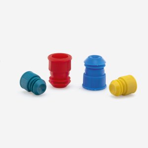 ISOLAB Tüp Tıpası - Flanj - 12/13 mm Tüpler İçin - Mavi