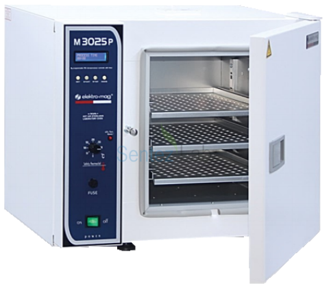 Elektromag M3025 P Kuru Hava Sterilizatörü – Alüminyum İç Gövdeli 24 L, +5…250 °C