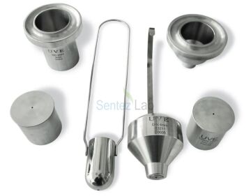 Viskozimetre DIN 53211 4 mm – Kulplu Akış Kabı (Flow Cup)