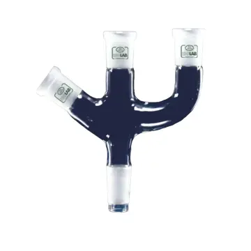 ISOLAB  Adaptör - 3 Boyunlu - Açılı Ve Paralel - Dişi Şilif : Ns 29/32 - Erkek Şilif : Ns 14/23 - Açılı Ve Paralel Dişi Şilif : Ns 14/23