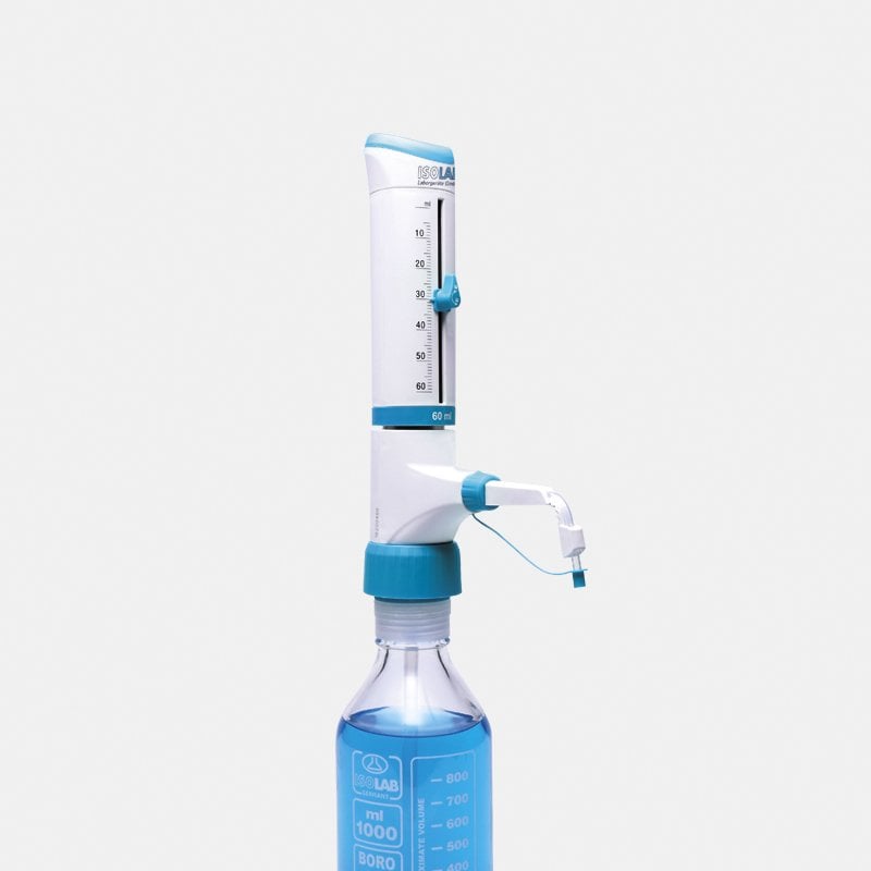 ISOLAB Ayarlanabilir Dispenser  “Geri Dönüş Vanasız”   2.5 - 30 ml