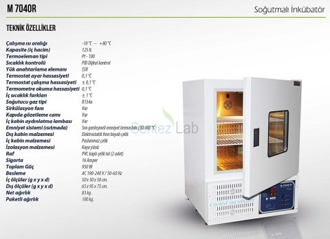 Elektromag M7040 R Soğutmalı İnkübatör
