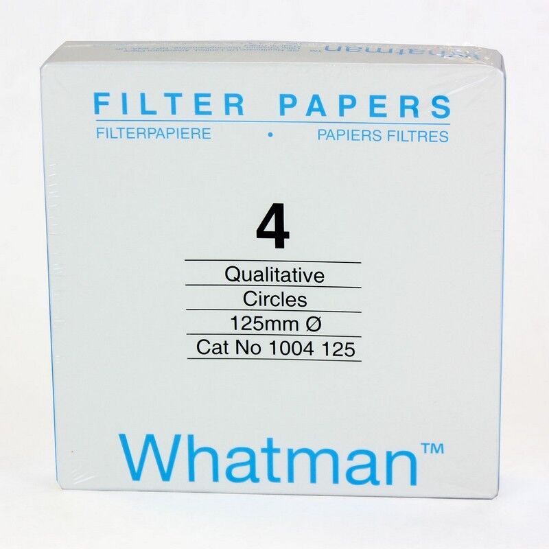 Whatman 1004-125 Grade 4 Kalitatif Filtre Kağıdı 125 mm