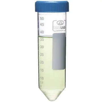ISOLAB  Tüp - Santrfüj - P.P - Vidalı Kapaklı - 50 Ml - Dna/Rna Free - Gamma Steril - Tekli Ambalaj 50 Adet