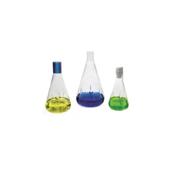 ISOLAB  Erlen - Cam - Girintili Tabanlı - Kapaksız - 500 Ml