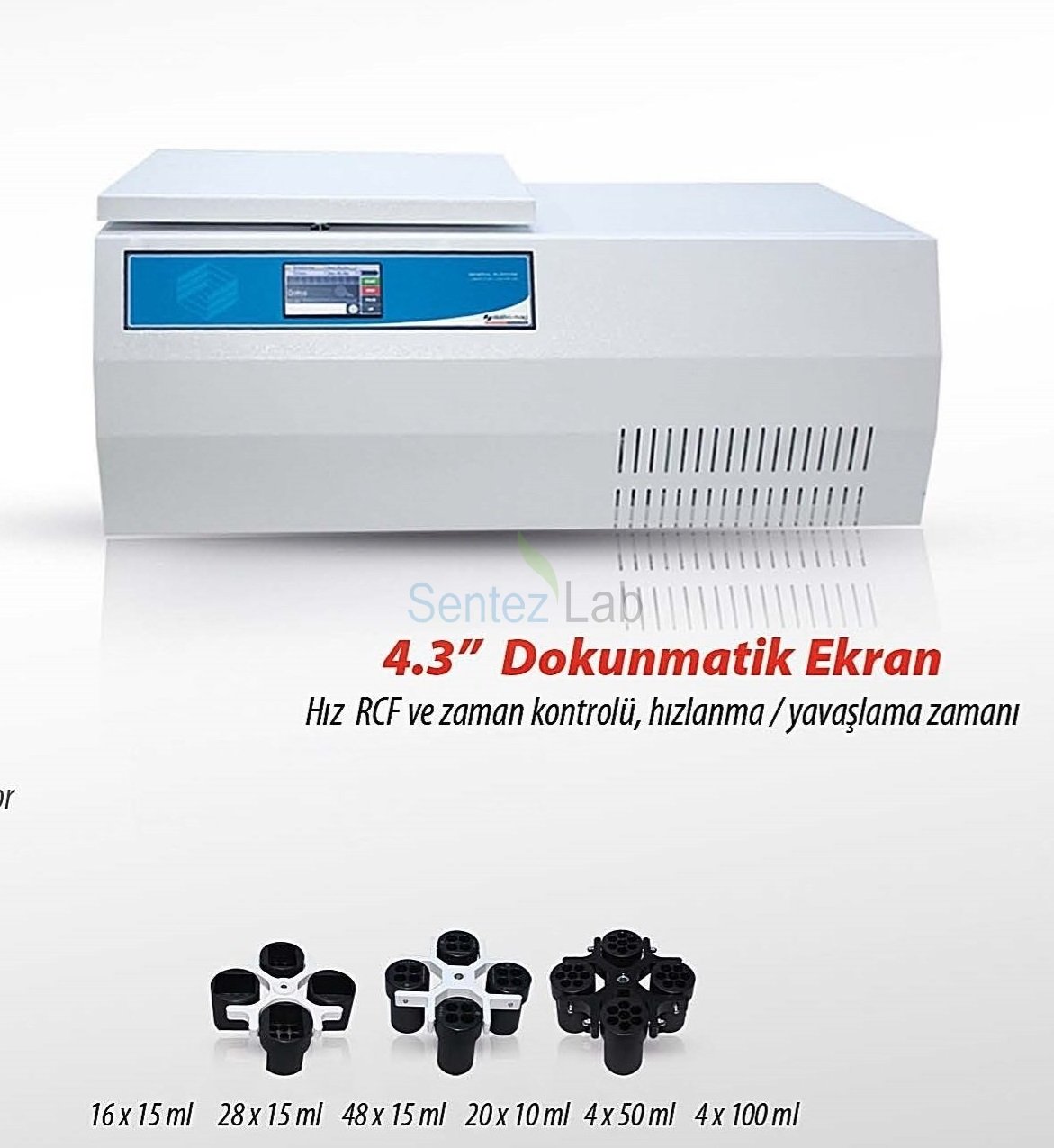Elektromag M 4808 PR Soğutmalı Santrifüj  4500 rpm / 16X15 ml Veya 4X50-100 ml