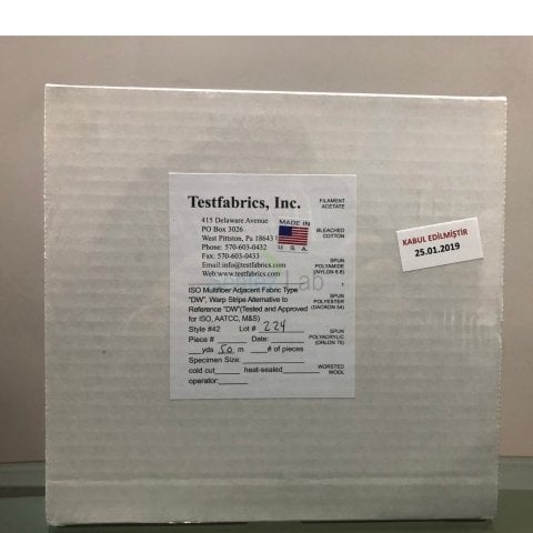 TESTFABRICS Multifiber ''DW'' #42E  - 50 mt'lik rulo