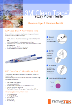 Alltec 60 Alerjen Kontrol Kiti | Clean-Trace