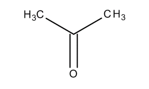 MERCK 100012 Acetone for gas chromatography ECD and FID SupraSolv. Acetone chemical formula CH₃COCH₃, molar mass 58.08 g/mol and CAS No. 67-64-1.