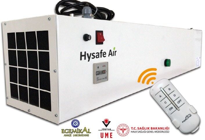 Hysafe Air UV Hava ve Ortam Temizleme Cihazı 300–500 m³/saat