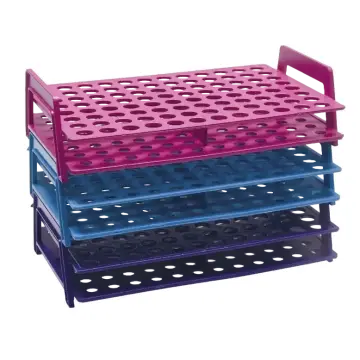 ISOLAB  Mikrotüp Standı - Monoblok - 1,5/2,0 Ml Tüpler İçin - Mavi