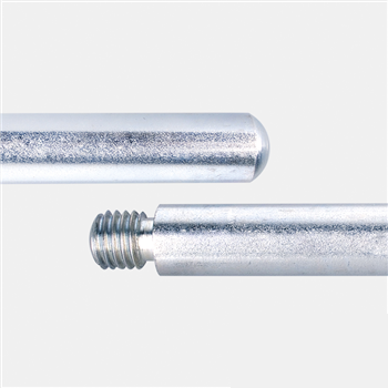 İSOLAB 049.06.006 stand borusu - galvanize çelik - uzunluk 1000 mm