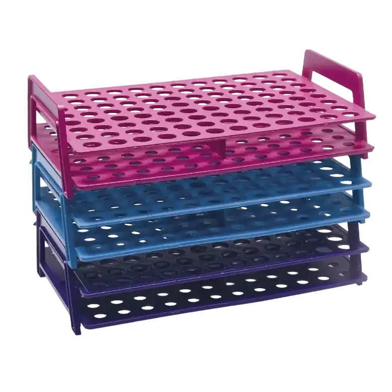 ISOLAB  Mikrotüp Standı - Monoblok - 1,5/2,0 Ml Tüpler İçin - Mor