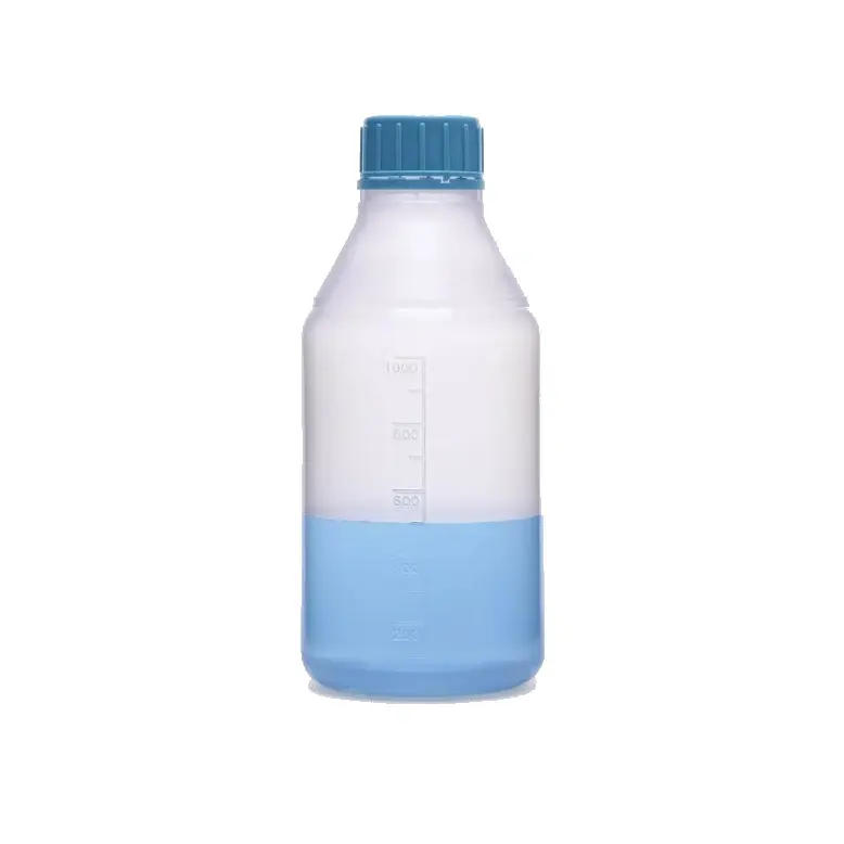 ISOLAB  Şişe - Iso - Vida Kapaklı - Orta Boyun - P.P - Şeffaf - 1000Ml - Steril   50 Adet