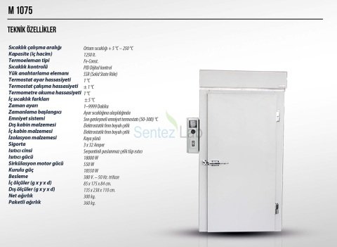 Elektromag M 1075 Endüstriyel Fırın 1250 L / 250 °C