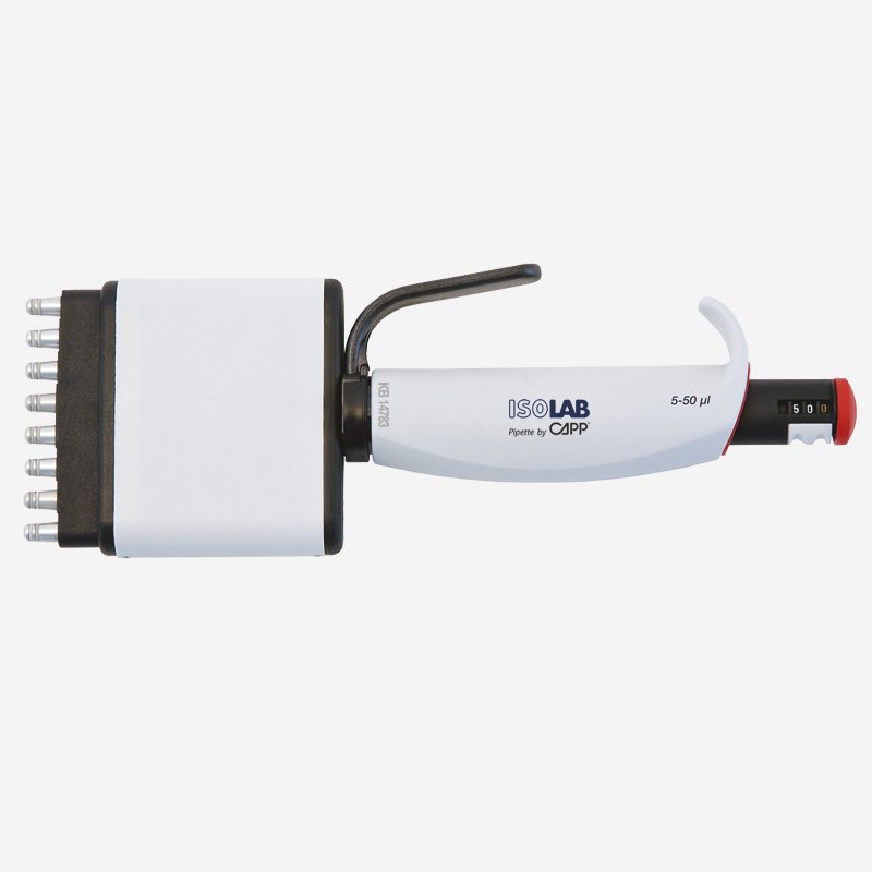 İSOLAB 011.21.200 otomatik pipet - 8 kanal - araştırma amaçlı - 20 - 200 ul
