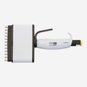 ISOLAB MİKROPİPET 12 KANALLI KOMPLE OTAKLAVLANABİLİR ''SİYAH'' 30-300 µL HACİM ARALIĞI ARAŞTIRMA AMAÇLI