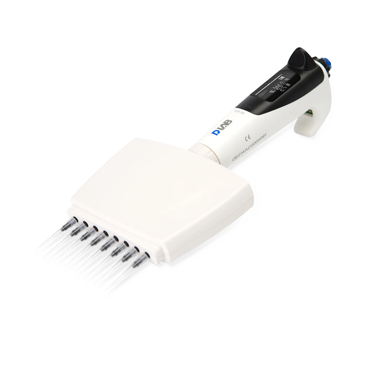 DLAB dPette⁺ 8 Kanallı Elektronik Pipet Dijital Ekranlı (0.5-10 µL)