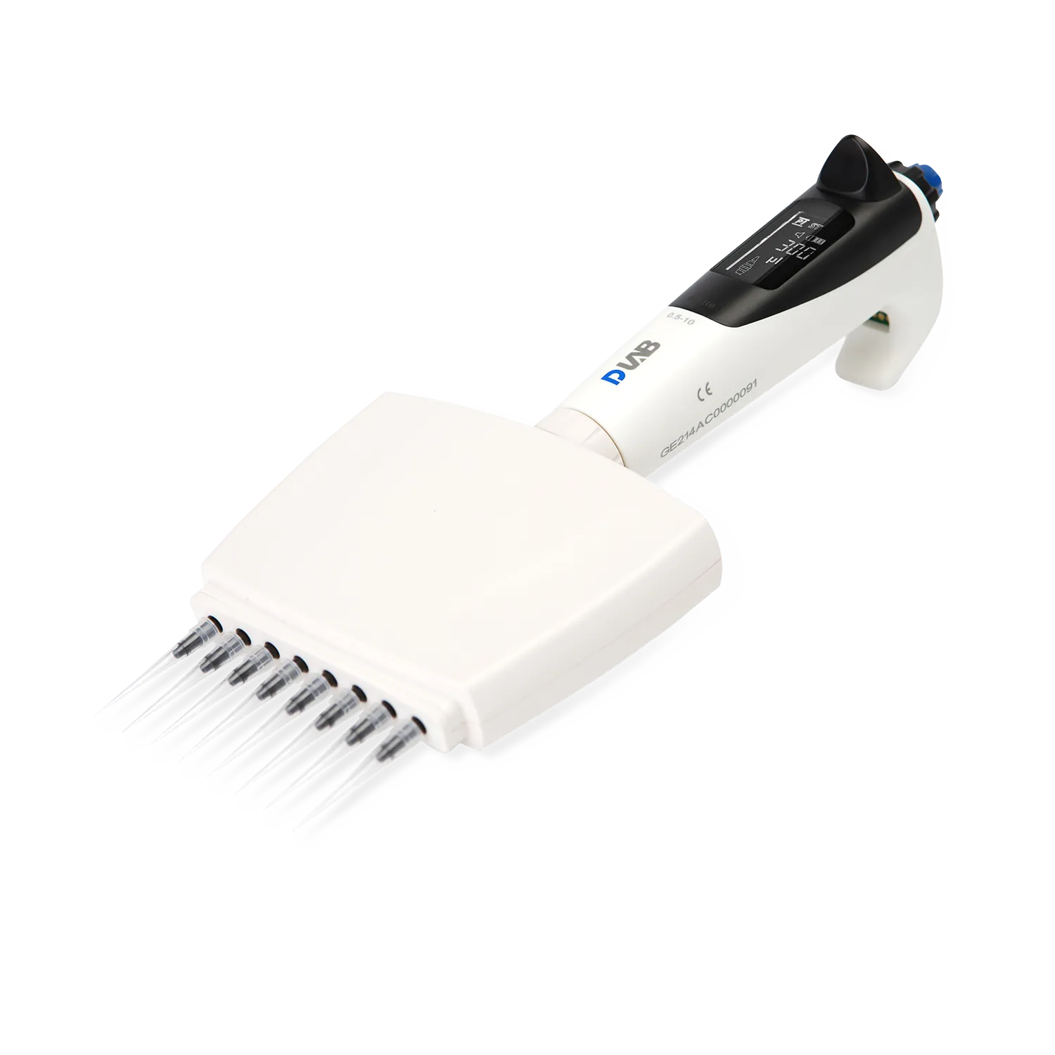 DLAB dPette⁺ 8 Kanallı Elektronik Pipet Dijital Ekranlı (10-100 µL)