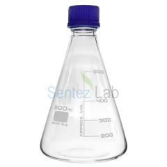 Superior Erlenmayer CamPP Mavi Vida Kapaklı 250 ml 1 Adet