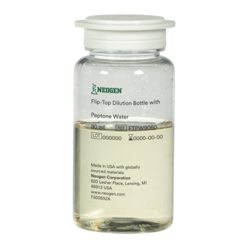 3M Peptone Water 90 mL Flip Top Şişe 60 Adet