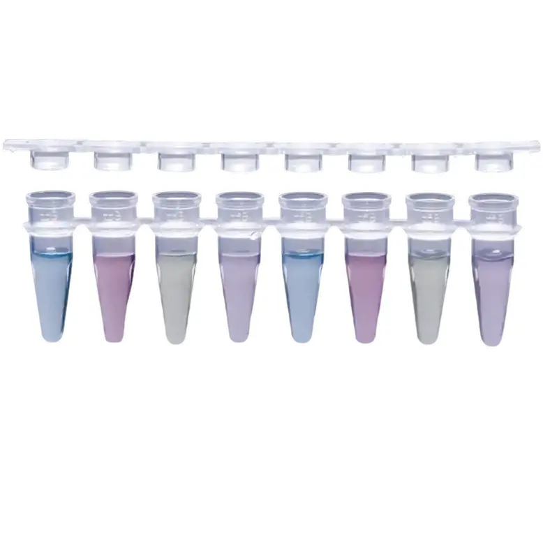 ISOLAB  Pcr Şeriti - Monteli Düz Kapaklı - 8 X 0,2 Ml Tüp Şeriti