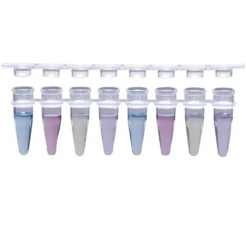 ISOLAB  Pcr Şeriti - Demonte Düz Kapaklı - 8 X 0,2 Ml Tüp Şeriti - 12'li