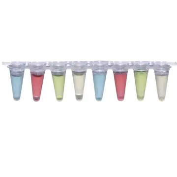 ISOLAB  Qpcr Şeridi - Şeffaf - Demonte Düz Kapaklı - 0,1 Ml